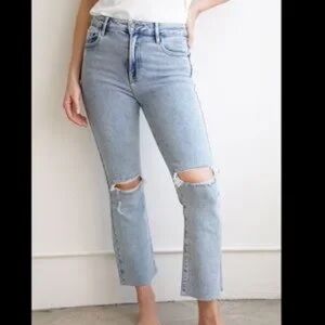 NWT CJLA Kate Slim Distressed Kick Flare Jeans Sz 9